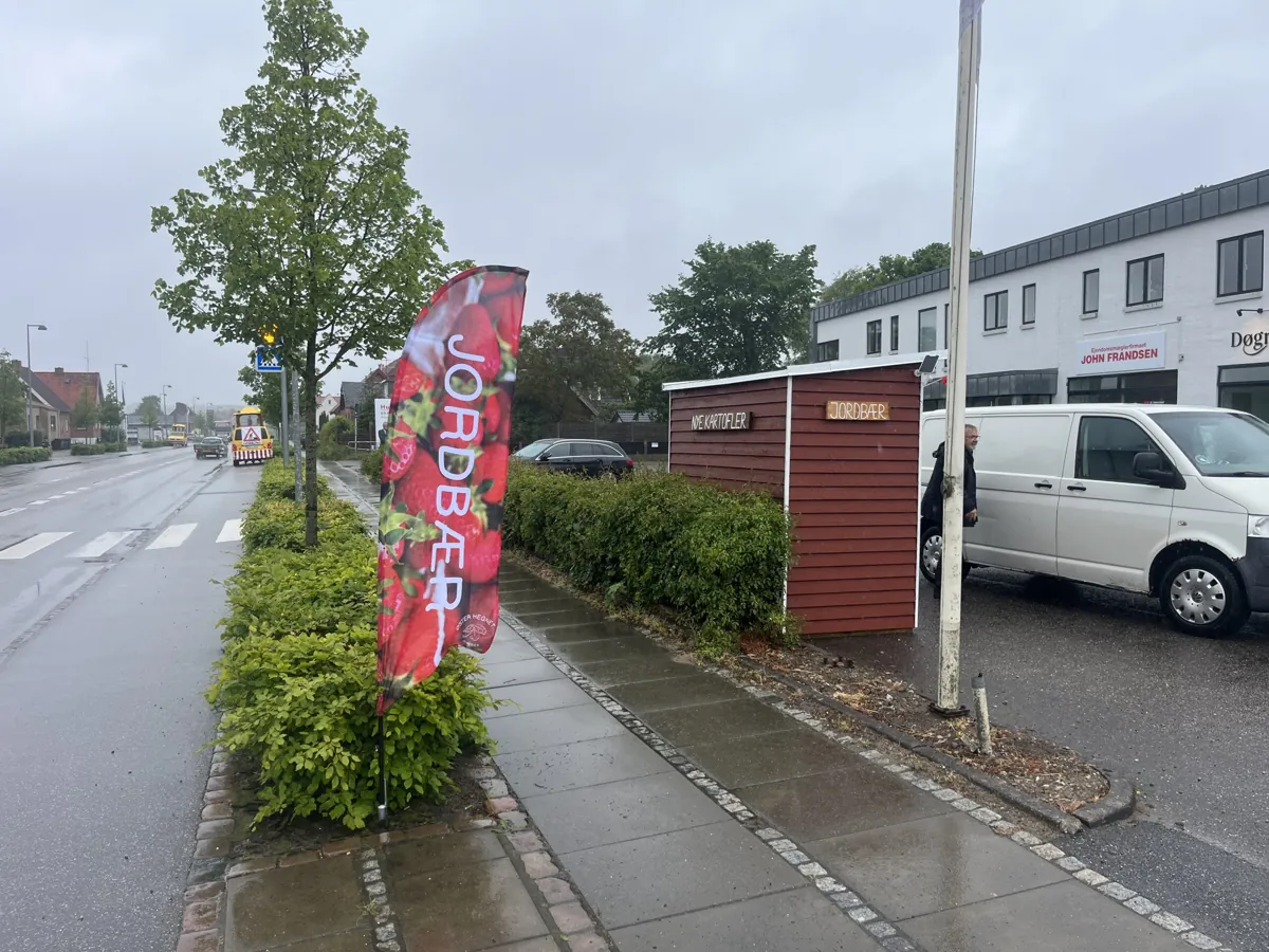 En af Øster Hegnets lokale boder